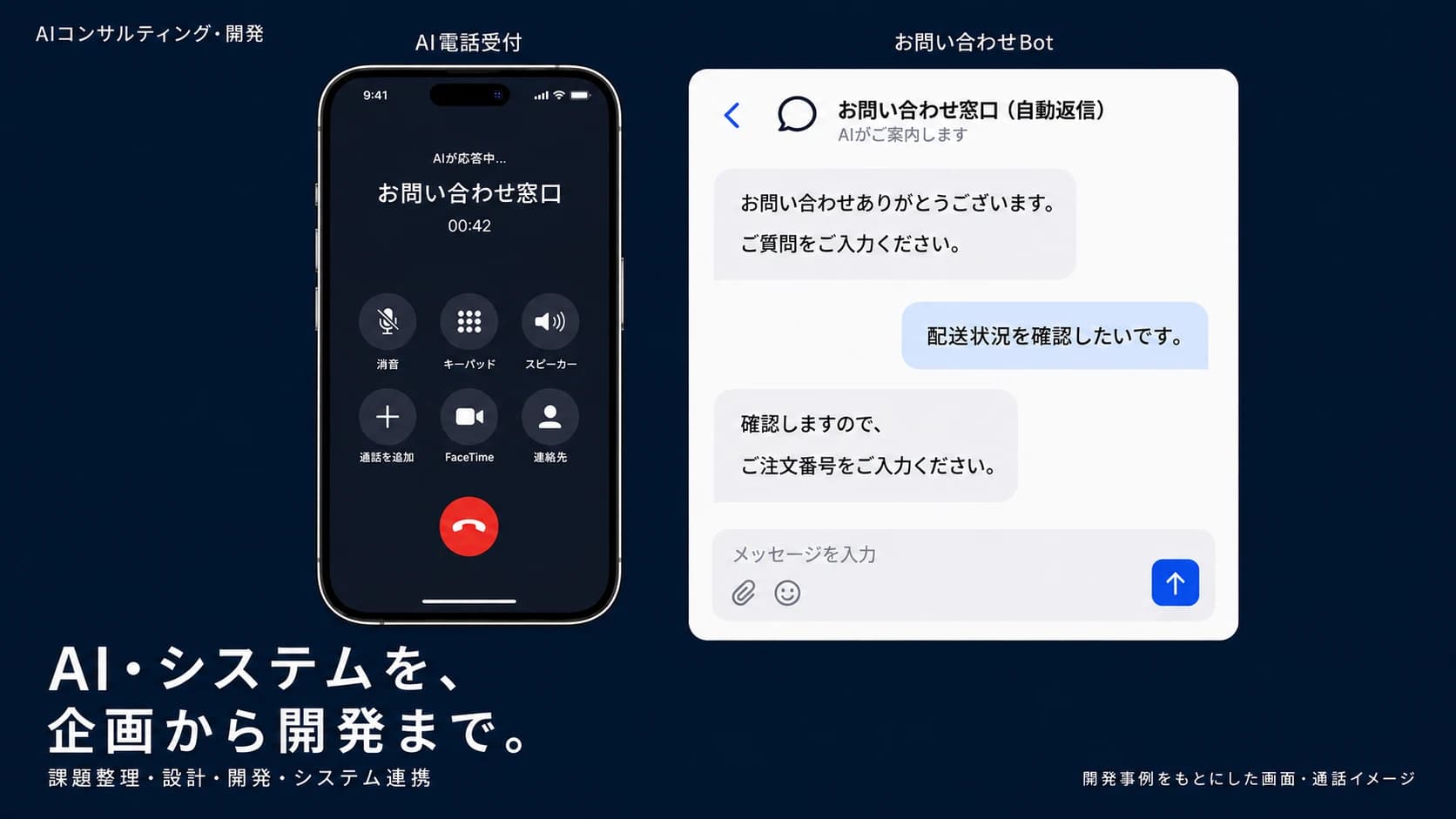AIコンサルティング・開発受託の概要